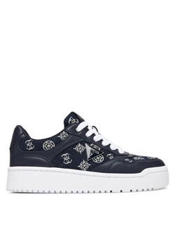Sneakersy Guess FLTMR7 FAL12 Granatowy ze sklepu eobuwie.pl w kategorii Buty sportowe damskie - zdjęcie 184252715