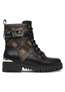 Trapery Guess FLTORA FAL10 Czarny ze sklepu eobuwie.pl w kategorii Workery damskie - zdjęcie 184252726