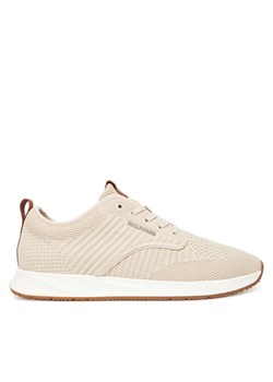Sneakersy Tommy Hilfiger Newport 3D Premium FM0FM05527 Beżowy ze sklepu eobuwie.pl w kategorii Buty sportowe męskie - zdjęcie 184252727