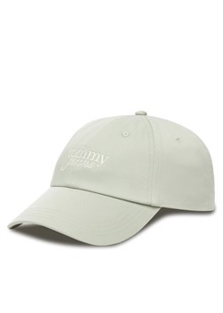 Tommy Hilfiger Czapka z daszkiem Script AW0AW17815 Zielony ze sklepu MODIVO w kategorii Czapki z daszkiem damskie - zdjęcie 184253238
