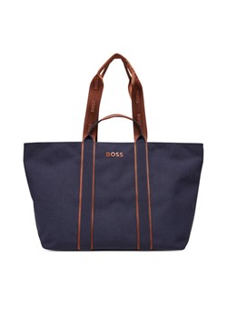 BOSS Torebka Palmah Tote 50546461 Granatowy ze sklepu MODIVO w kategorii Torby Shopper bag - zdjęcie 184253245