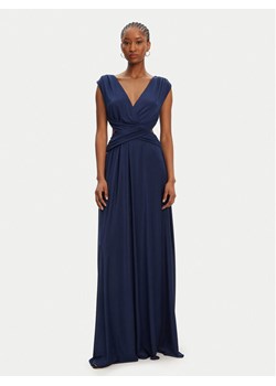 ACCESS FASHION Sukienka wieczorowa 53-3389-391 Niebieski Slim Fit ze sklepu MODIVO w kategorii Sukienki - zdjęcie 184253249