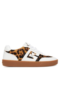 Guess Sneakersy FLTNC2 PEL12 Biały ze sklepu MODIVO w kategorii Buty sportowe damskie - zdjęcie 184253266