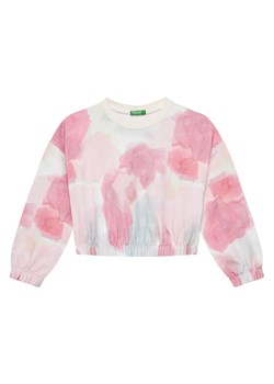 United Colors Of Benetton Bluza 35UJC10OB Różowy Regular Fit ze sklepu MODIVO w kategorii Bluzy dziewczęce - zdjęcie 184253338