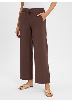 comma casual identity Letnie spodnie Kobiety kasztanowy jednolity ze sklepu vangraaf w kategorii Spodnie damskie - zdjęcie 184253986