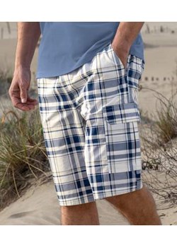 Luźne bermudy w kratę ze sklepu Atlas For Men w kategorii Spodenki męskie - zdjęcie 184254259