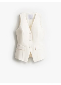 Mohito - Kamizelka - kremowy ze sklepu Mohito w kategorii Kamizelki damskie - zdjęcie 184254449