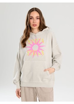Sinsay - Bluza hoodie z nadrukiem - szary ze sklepu Sinsay w kategorii Bluzy damskie - zdjęcie 184255219