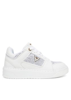 Sneakersy Guess FLTDL2 LEA12 Biały ze sklepu eobuwie.pl w kategorii Buty sportowe damskie - zdjęcie 184255337