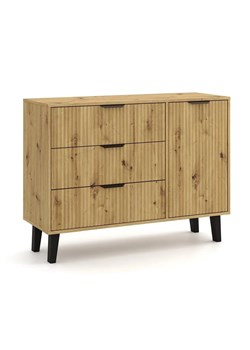 Nowoczesna komoda dąb artisan - Henex 6X ze sklepu Edinos.pl w kategorii Komody - zdjęcie 184256309