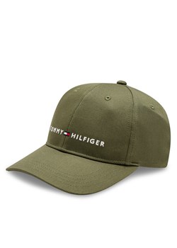 Czapka z daszkiem Tommy Hilfiger Essential Cap AU0AU01667 Khaki - id: 0000303856373 - marki Tommy Hilfiger - 184256646 Czapka z daszkiem Tommy Hilfiger Essential Cap AU0AU01667 Khaki ze sklepu eobuwie.pl w kategorii Czapki dziecięce - zdjęcie 184256646