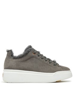 Sneakersy Max Mara TMAXI2 2424766092650 Szary ze sklepu eobuwie.pl w kategorii Buty sportowe damskie - zdjęcie 184256647