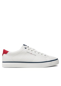 Sneakersy Tommy Hilfiger Th Hi Vulc Low Core Seasonal FM0FM05110 Écru ze sklepu eobuwie.pl w kategorii Trampki męskie - zdjęcie 184258796