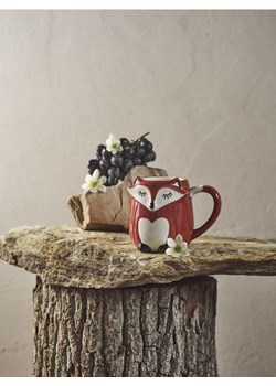 Sinsay - Ceramiczny kubek z uchem w kształcie lisa - wielobarwny ze sklepu Sinsay w kategorii Kubki - zdjęcie 184259169