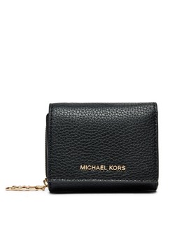 MICHAEL Michael Kors Mały Portfel Damski 32S4G8ED8L Czarny ze sklepu MODIVO w kategorii Portfele damskie - zdjęcie 184259385