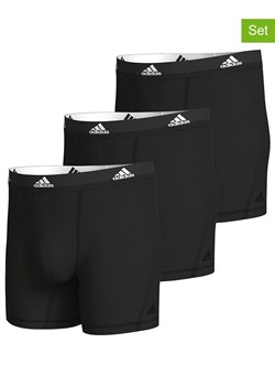 adidas Bokserki (3 pary) w kolorze czarnym ze sklepu Limango Polska w kategorii Majtki męskie - zdjęcie 184259879
