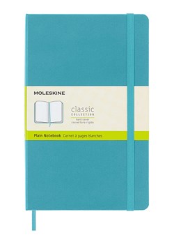 Moleskine Notatnik w kolorze turkusowym - 13 x 21 cm ze sklepu Limango Polska w kategorii Akcesoria biurowe - zdjęcie 184259949