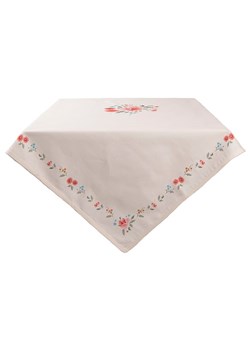 Clayre &amp; Eef Obrus w kolorze beżowym ze wzorem - 150 x 150 cm ze sklepu Limango Polska w kategorii Obrusy i bieżniki - zdjęcie 184260078