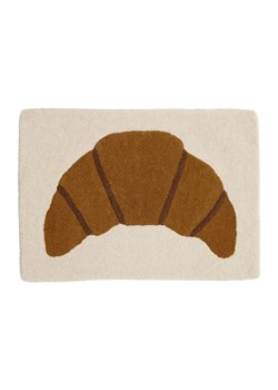 OYOY mini Wełniany dywan &quot;Croissant&quot; w kolorze jasnobrązowo-brązowym ze sklepu Limango Polska w kategorii Tekstylia dziecięce - zdjęcie 184260106