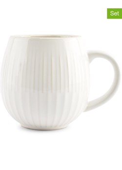 Salt and Pepper Kubki jumbo (4 szt.) &quot;Eclipse&quot; w kolorze biało-beżowym - 500 ml ze sklepu Limango Polska w kategorii Kubki - zdjęcie 184260115