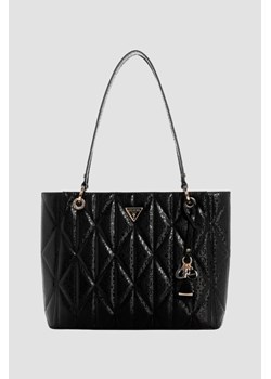 GUESS Czarna damska torebka Aldina ze sklepu outfit.pl w kategorii Torby Shopper bag - zdjęcie 184260858