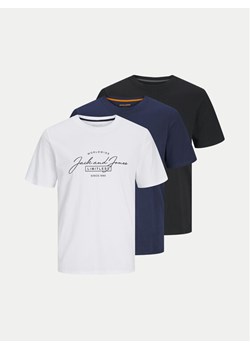 Jack&Jones Komplet 3 t-shirtów Ferris 12267680 Kolorowy Standard Fit ze sklepu MODIVO w kategorii T-shirty męskie - zdjęcie 184261006