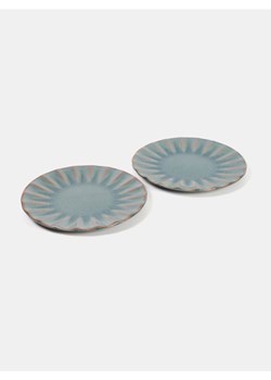 Sinsay - Talerze z ozdobnym brzegiem 2 pack - granatowy ze sklepu Sinsay w kategorii Talerze - zdjęcie 184261598