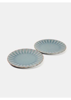 Sinsay - Talerze z ozdobnym brzegiem 2 pack - granatowy ze sklepu Sinsay w kategorii Talerze - zdjęcie 184261599