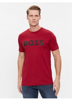 Boss T-Shirt Thinking 1 50481923 Czerwony Regular Fit ze sklepu MODIVO w kategorii T-shirty męskie - zdjęcie 184261636