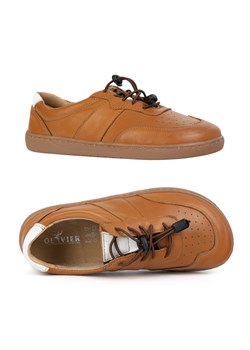 BUTY DAMSKIE BAREFOOT SKÓRA MINIMALISTYCZNE SZEROKIE ARIA brązowe 103MP ze sklepu butyolivier w kategorii Buty sportowe damskie - zdjęcie 184264136