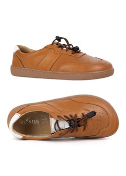 Olivier Buty Damskie Barefoot Skóra Minimalistyczne Szerokie Aria brązowe ze sklepu ButyModne.pl w kategorii Mokasyny męskie - zdjęcie 184264176