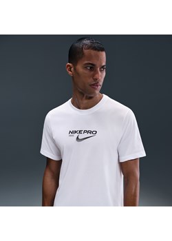 Męski T-shirt treningowy Dri-FIT Nike - Biel ze sklepu Nike poland w kategorii T-shirty męskie - zdjęcie 184264217