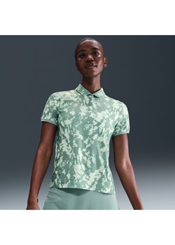 Damska koszulka polo do golfa z krótkim rękawem i nadrukiem Dri-FIT Nike Victory - Zieleń ze sklepu Nike poland w kategorii Bluzki damskie - zdjęcie 184264235