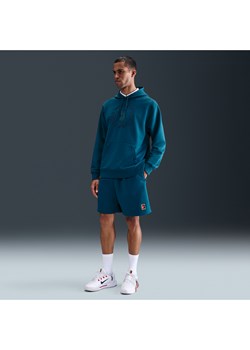 Męskie dzianinowe spodenki do tenisa Dri-FIT NikeCourt Heritage - Niebieski ze sklepu Nike poland w kategorii Spodenki męskie - zdjęcie 184264319
