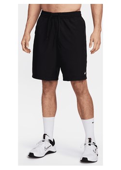 Męskie uniwersalne spodenki bez podszewki 23 cm Dri-FIT Nike Form - Czerń ze sklepu Nike poland w kategorii Spodenki męskie - zdjęcie 184264335