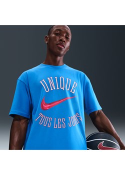 Męski T-shirt do koszykówki Victor Wembanyama - Niebieski ze sklepu Nike poland w kategorii T-shirty męskie - zdjęcie 184264365