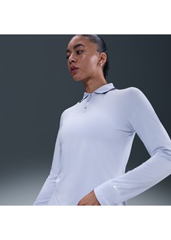Damska koszulka polo do golfa z długim rękawem i ochroną przed promieniowaniem UV Dri-FIT Nike Tour - Szary ze sklepu Nike poland w kategorii Bluzki damskie - zdjęcie 184264399