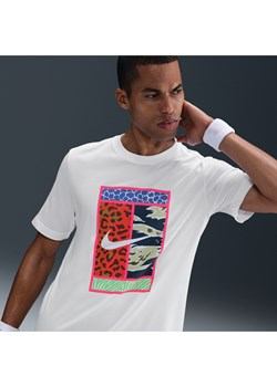 Męski T-shirt do tenisa Dri-FIT NikeCourt - Biel ze sklepu Nike poland w kategorii T-shirty męskie - zdjęcie 184264476