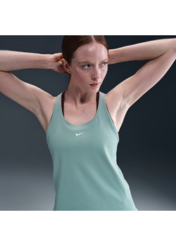 Damska koszulka bez rękawów Dri-FIT Nike Pro - Zieleń ze sklepu Nike poland w kategorii Bluzki damskie - zdjęcie 184264477