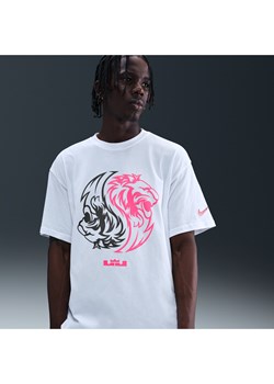 T-shirt męski LeBron Max90 - Biel - id: 41646250102new - marki Nike - 184264546 T-shirt męski LeBron Max90 - Biel ze sklepu Nike poland w kategorii T-shirty męskie - zdjęcie 184264546