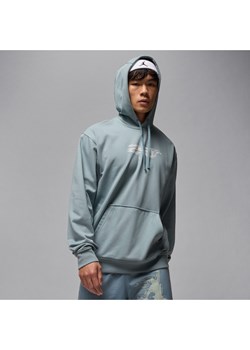 Męska bluza z kapturem i nadrukiem Dri-FIT Jordan Sport Crossover - Szary ze sklepu Nike poland w kategorii Bluzy męskie - zdjęcie 184264547