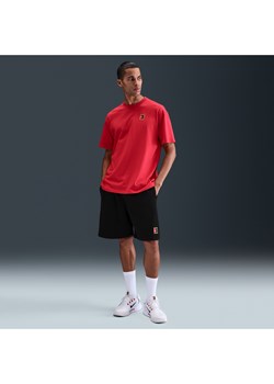 Męskie dzianinowe spodenki do tenisa Dri-FIT NikeCourt Heritage - Czerń ze sklepu Nike poland w kategorii Spodenki męskie - zdjęcie 184264586