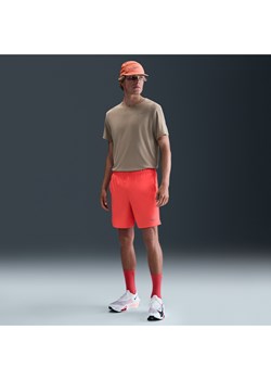 Męskie spodenki do biegania z wszytą bielizną Dri-FIT Nike Challenger 18 cm - Czerwony ze sklepu Nike poland w kategorii Spodenki męskie - zdjęcie 184264928