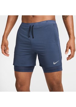 Męskie hybrydowe spodenki do biegania Nike Stride Dri-FIT 13 cm - Niebieski ze sklepu Nike poland w kategorii Spodenki męskie - zdjęcie 184265027