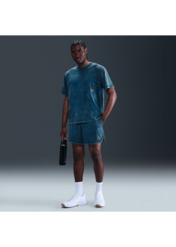Męskie spodenki do fitnessu Dri-FIT 13 cm Nike Gym Heritage - Niebieski ze sklepu Nike poland w kategorii Spodenki męskie - zdjęcie 184265047