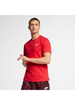 T-shirt męski Nike Sportswear Club - Czerwony ze sklepu Nike poland w kategorii T-shirty męskie - zdjęcie 184265139