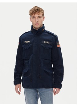 Polo Ralph Lauren Kurtka przejściowa 710968704001 Granatowy Regular Fit ze sklepu MODIVO w kategorii Kurtki męskie - zdjęcie 184269368