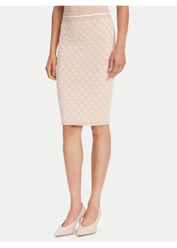 Guess Spódnica ołówkowa W4BD53 Z37K0 Beżowy Regular Fit ze sklepu MODIVO w kategorii Spódnice - zdjęcie 184269408