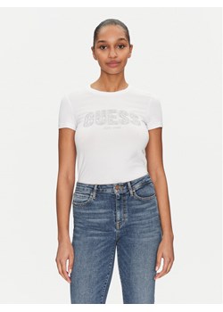 Guess T-Shirt 172699 Biały Classic Fit ze sklepu MODIVO w kategorii Bluzki damskie - zdjęcie 184272329