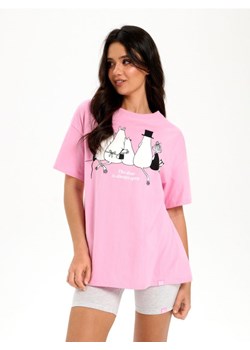 Sinsay - Piżama dwuczęściowa The Moomins - różowy ze sklepu Sinsay w kategorii Piżamy damskie - zdjęcie 184276597